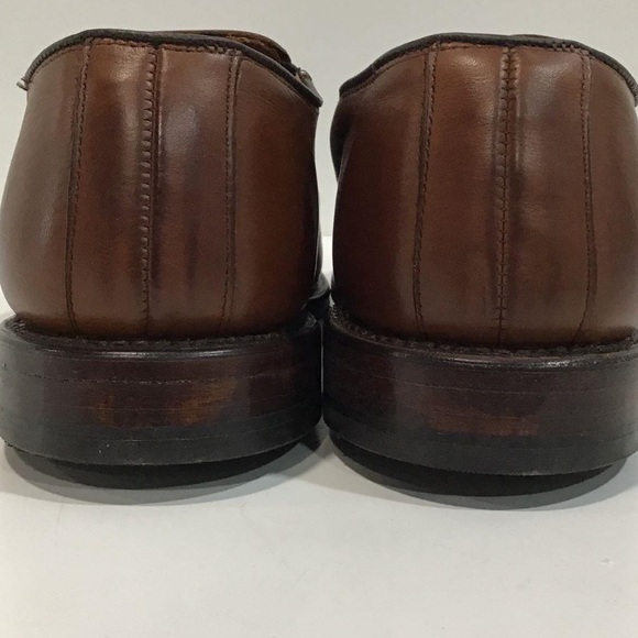 Men’s Allen Edmonds Tan Leather Slip On Loafers Size 7D main image 4